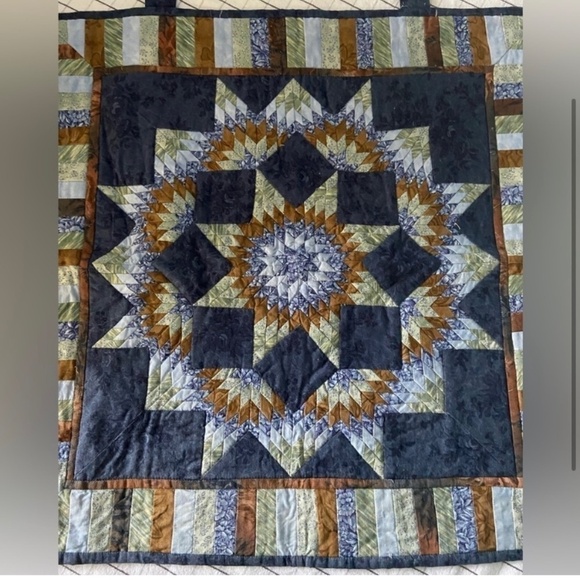 Handmade Miniature Quilt 18 Inch Square - Picture 3 of 4